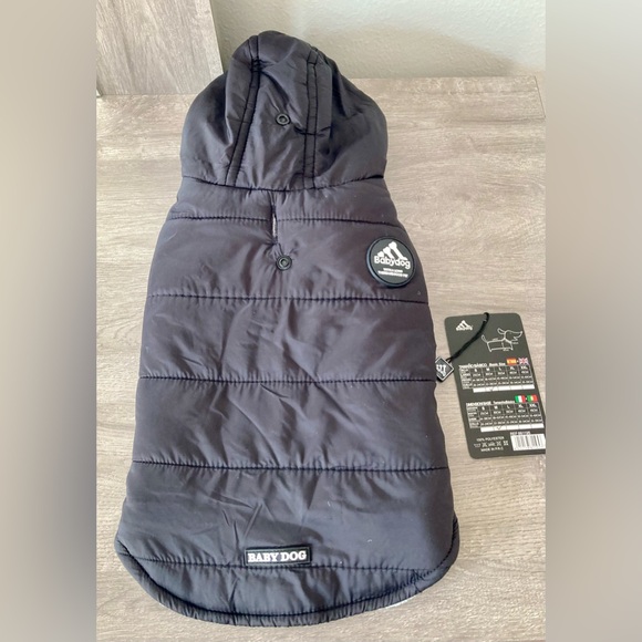 NWT Babydog Coat Black for puppy or car or small dog - Picture 8 of 10